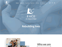 Tablet Screenshot of facechildren.org